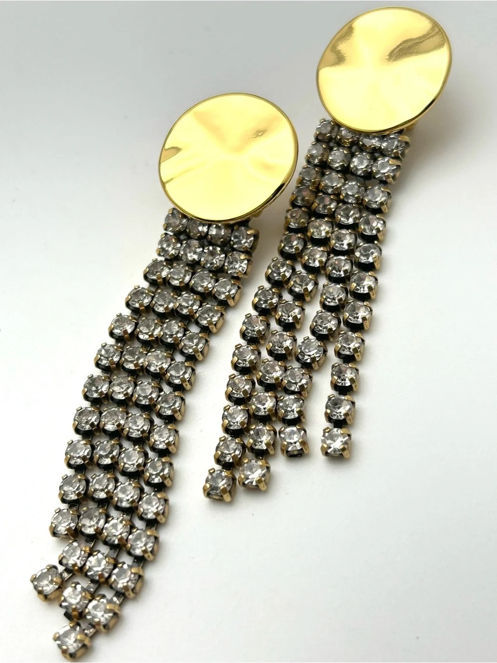 J. Crew Gold Disc Necklace